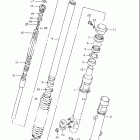 DR350SE Front damper (model w / x)