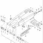 RM250 Rear swinging arm (model w)