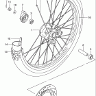 DR200SE Переднее колесо