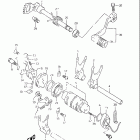 DR350SE Механизм  переключения передач