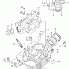 DR200SE Головка цилиндра