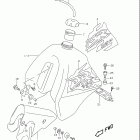 DR350 Топливный бак (модель V  /  W)