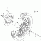 VS800GL INTRUDER Front wheel (model y)