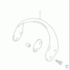 TL1000S Pillion rider handle set (optional)