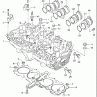 GSF1200S BANDIT Головка цилиндра