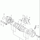 VS800GL INTRUDER Передний суппорт тормозной