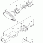 GSF1200S BANDIT Задний фонарь