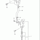 GSF1200S BANDIT Rear master cylinder (gsf1200sav)