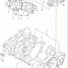 RM125 Crankcase (model t / v)