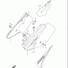 DR350 Обтекатель рамы