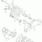 DR650SE Задний суппорт