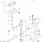 RM125 Rear master cylinder (model v / w / x / y)