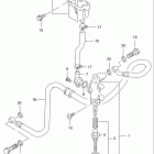 GSF1200S BANDIT Rear master cylinder (gsf1200sv / sw / sx / sy)