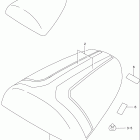 GSX-R600 Seat tail box (model v)