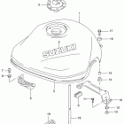 GSF1200S BANDIT Топливный бак (модель X)