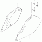 RM250 Обтекатель рамы