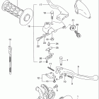 DR200SE Рулевые переключатели