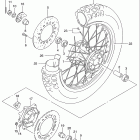 DR650SE Заднее колесо