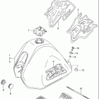 DR200SE Fuel tank (model t / v / w)