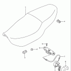 GSF600S BANDIT Seat (model v / w / x)