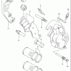 RM125 Передний суппорт тормозной