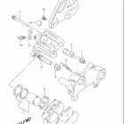 DR350 Задний суппорт