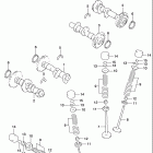 TL1000S Распределительный вал  /  клапана