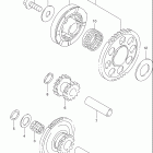 GSX-R600 Муфта стартера