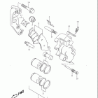 DR350 Передний суппорт тормозной