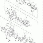 GSX-R1100W Alternator (model p / r)