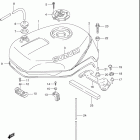 GSX-R1100W Fuel tank (model s)