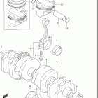 GSX-R1100W Коленвал