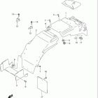GSX-R1100W Rear fender (model p / r)