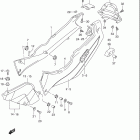 GSX-R1100W Frame cover (model v / w)