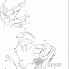 GSX-R1100W Cowling body (model p 17u)