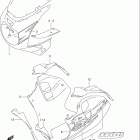 GSX-R1100W Cowling body (model r 33j)