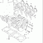 GSX-R1100W Головка цилиндра