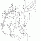 GSX-R1100W Radiator hose (model s / t / v / w)