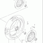 GSX-R1100W Front wheel (model p / r)