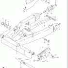 RF900R Rear swinging arm (model t / v)