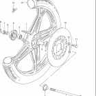 GN125E Переднее колесо
