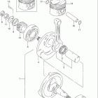 GN125E Коленвал