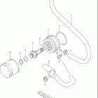 RF900R Oil cooler - oil filter