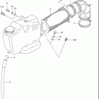 VS800GL INTRUDER Система очистки воздуха (спереди)
