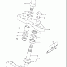 VS800GL INTRUDER Steering stem (model t / v)