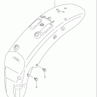 VS800GL INTRUDER Заднее крыло