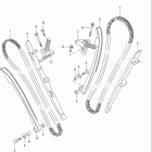 VS800GL INTRUDER Цепь ГРМ