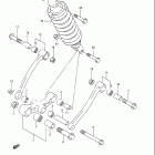 GSX600F KATANA Rear cushion lever (model j)