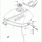 GS500E Fuel tank (model k / l)