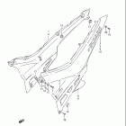 GSX600F KATANA Frame cover (model l / m)